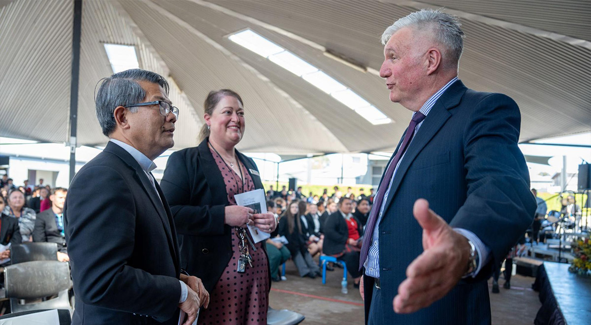 Bishop Vincent Long at St Clare's Hassall Grove